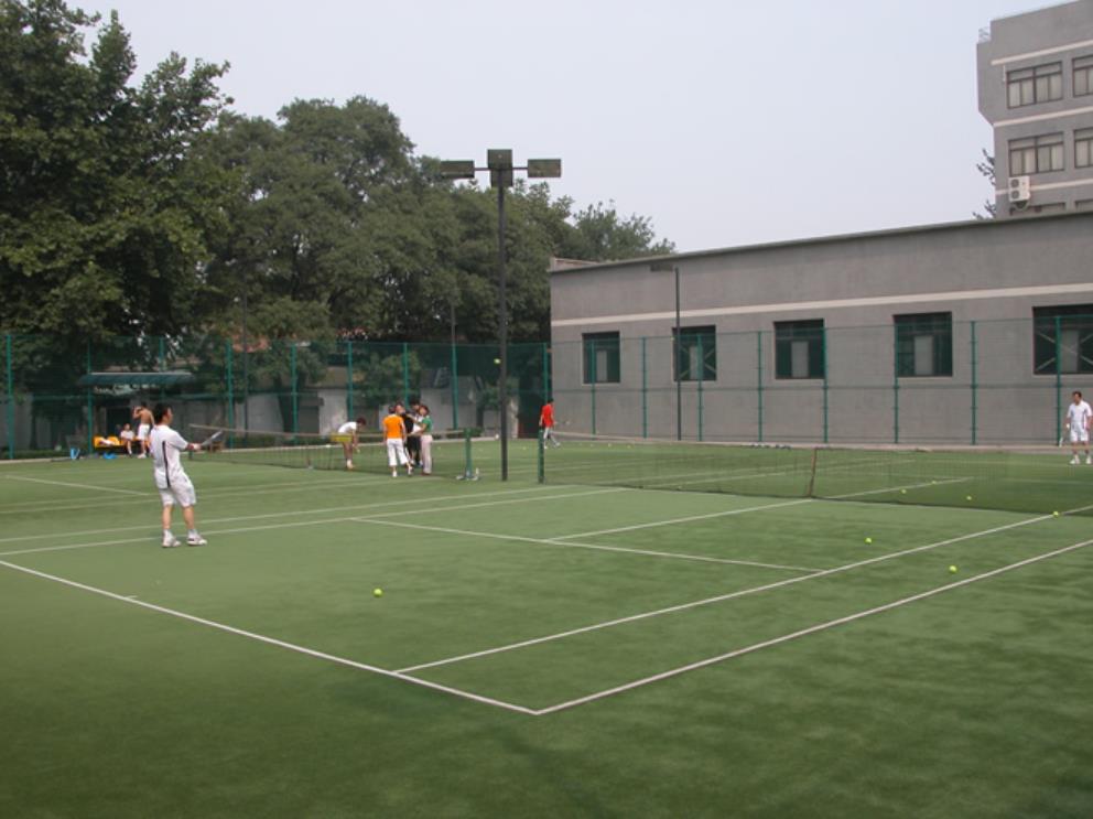 網球場人造草坪鋪設案例